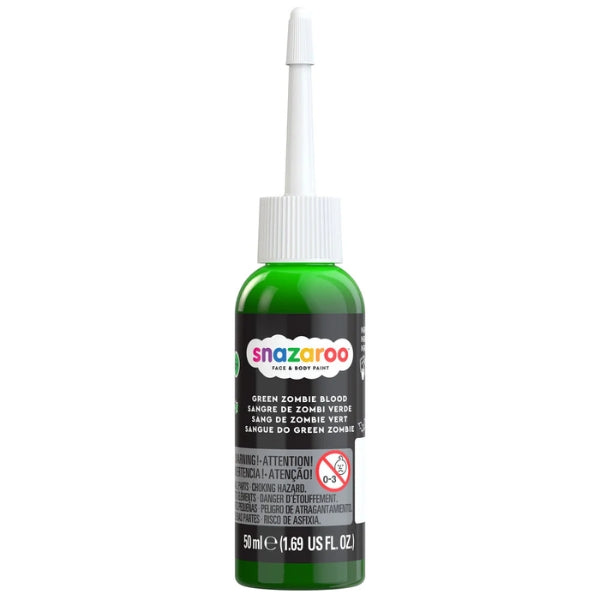 Snazaroo - Green Zombie Blood Gel 50ml