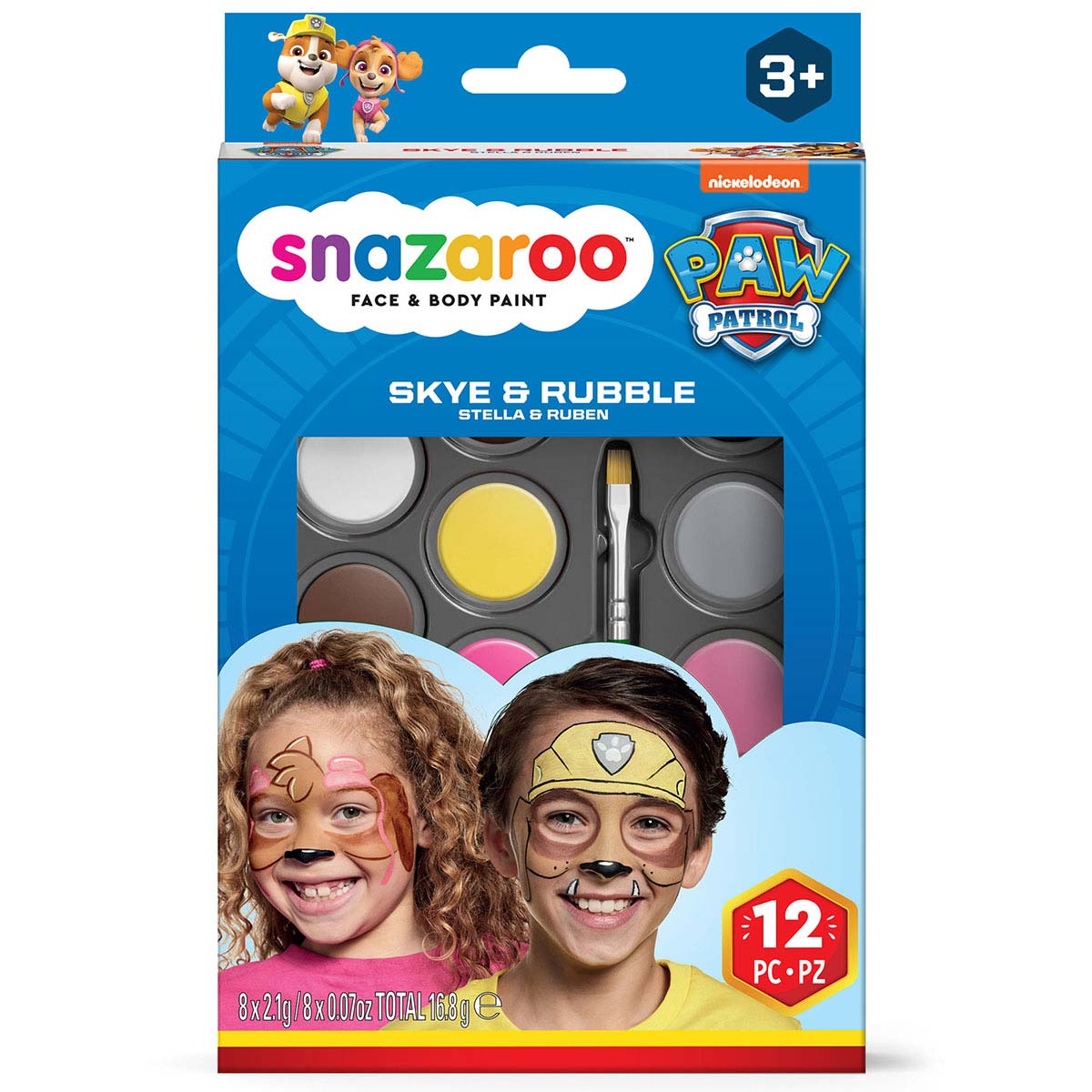 Snazaroo - Face Paint Kit - Paw Patrol Skye & Rubble