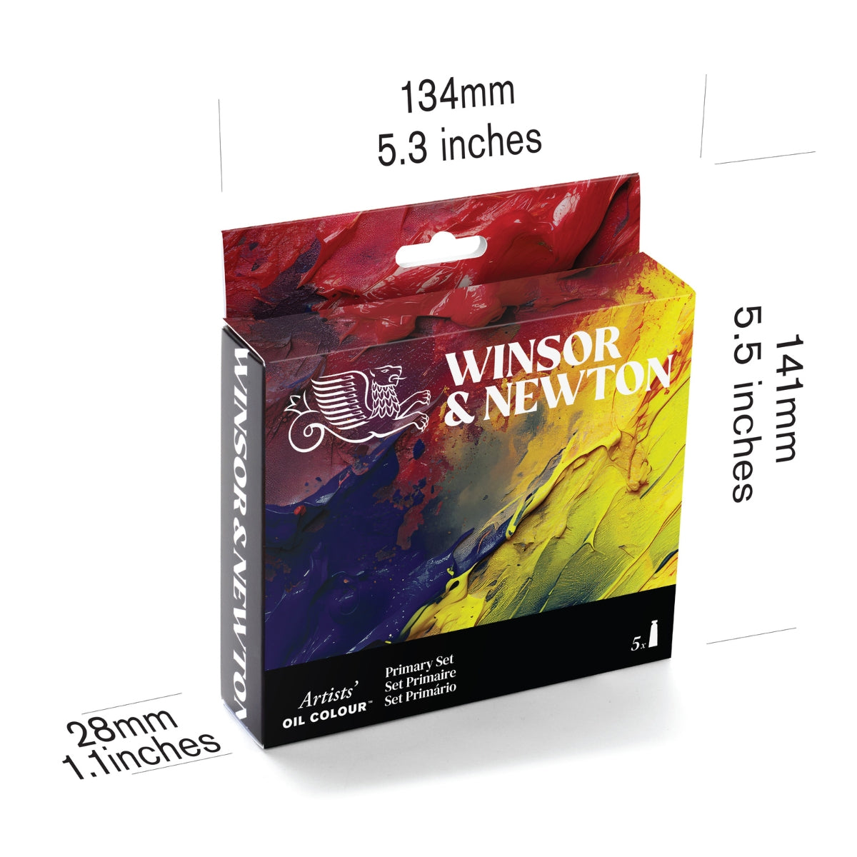 Winsor and Newton - Artists' Oil Colour - 5x37ml Tubes - Primary Set
