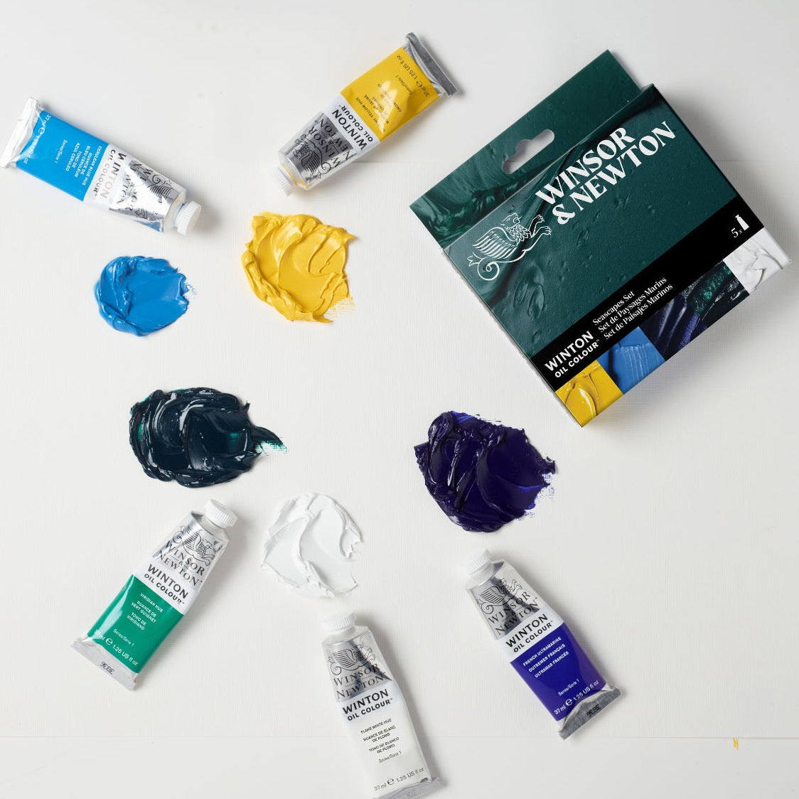 Winsor and Newton - Winton Oil Colour - 5x37ml - Seascape Set