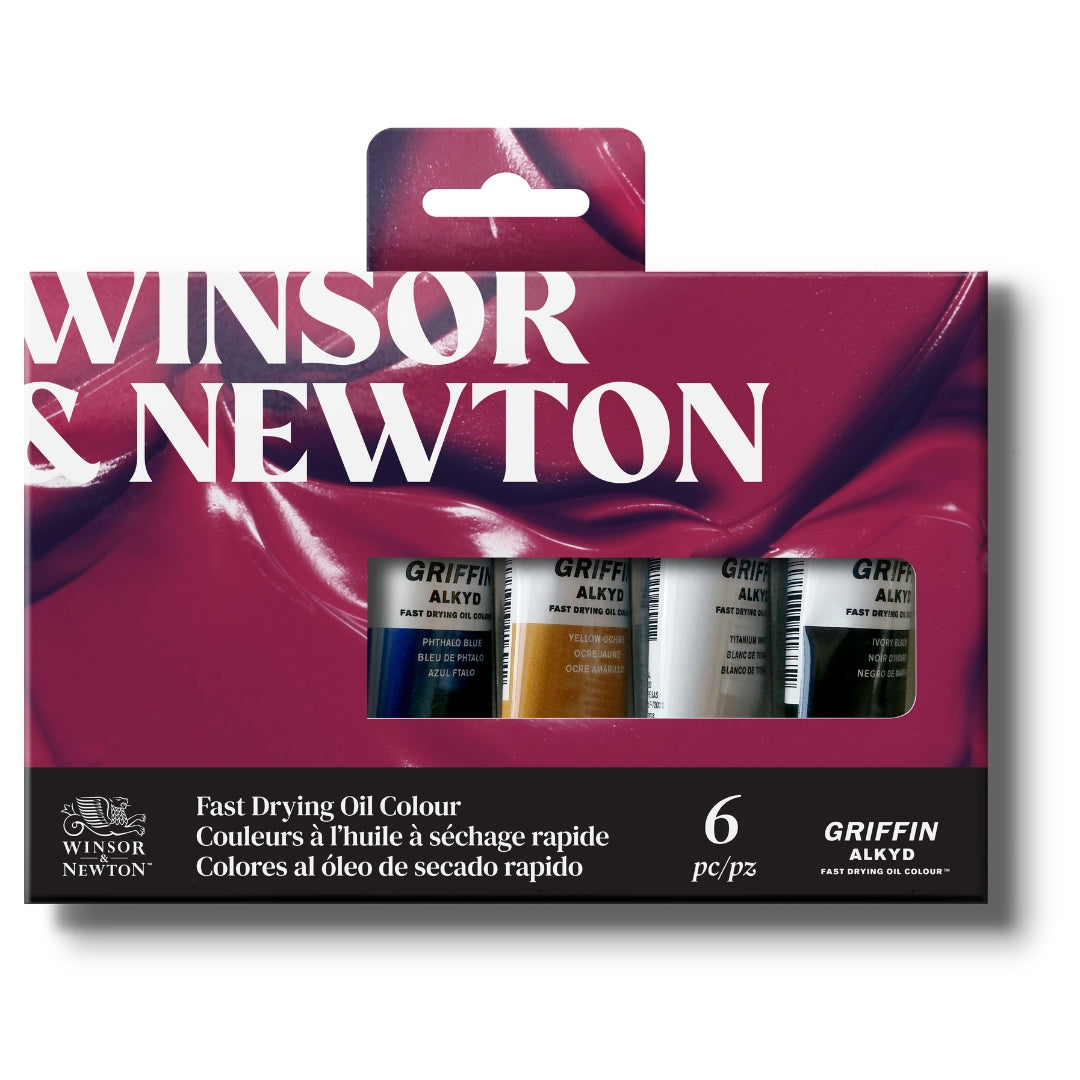 Winsor and Newton - Griffin ALKYD Oil Colour - Beginners Set 6x37ml