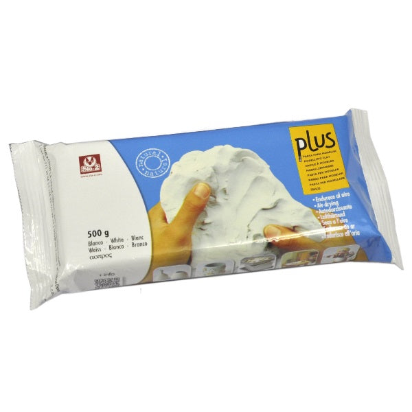 Sio Plus - Luchtdrogende klei - 500 g - Wit