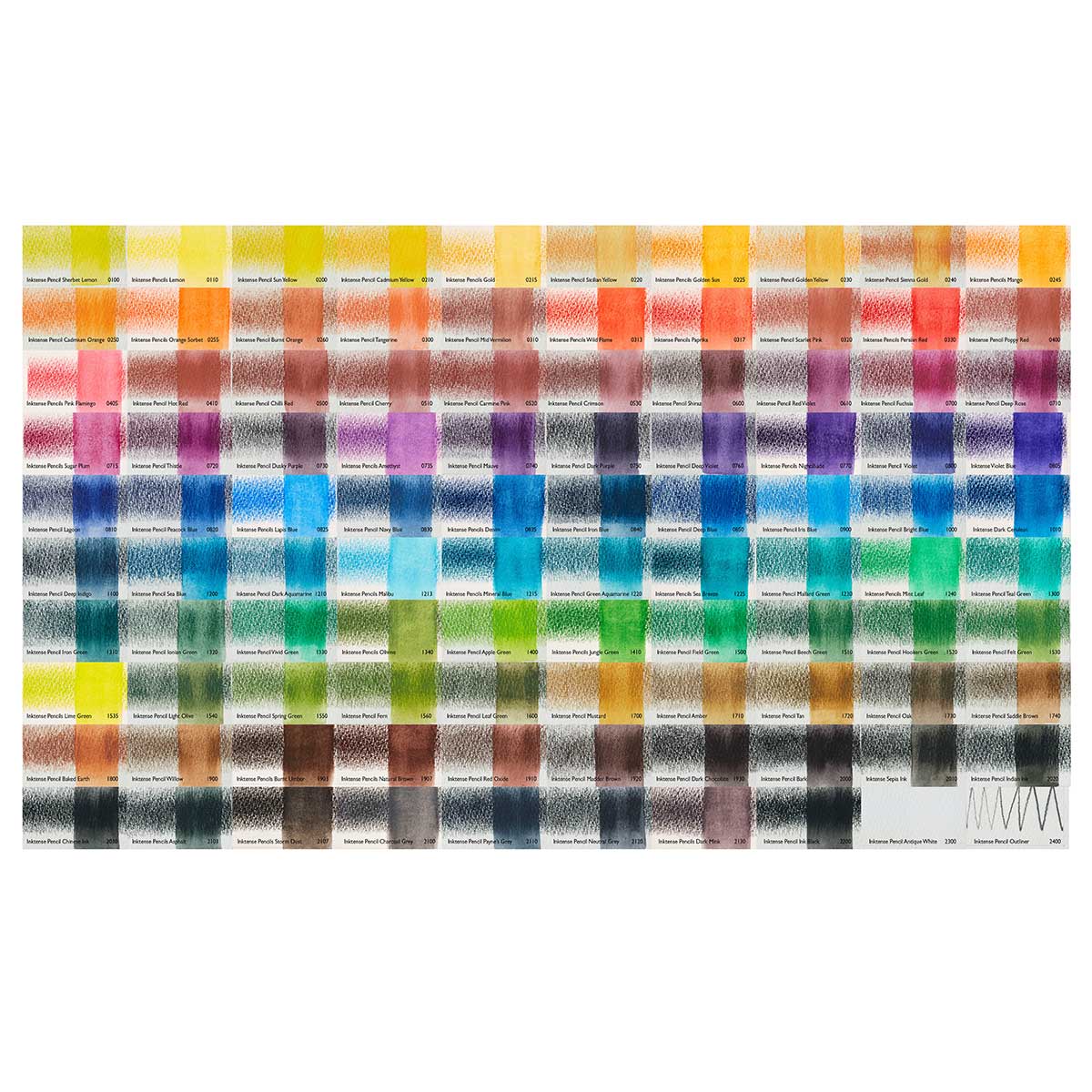 Derwent - Crayon Inktense - 100 Tin