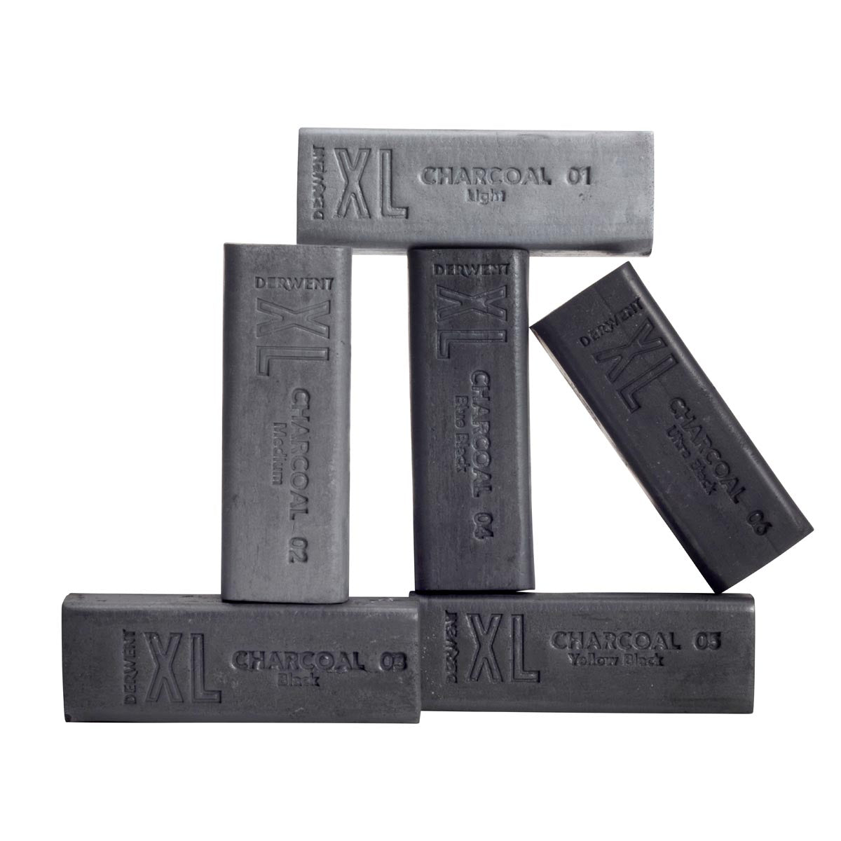 Derwent - Blocs de charbon XL - 6 boîte