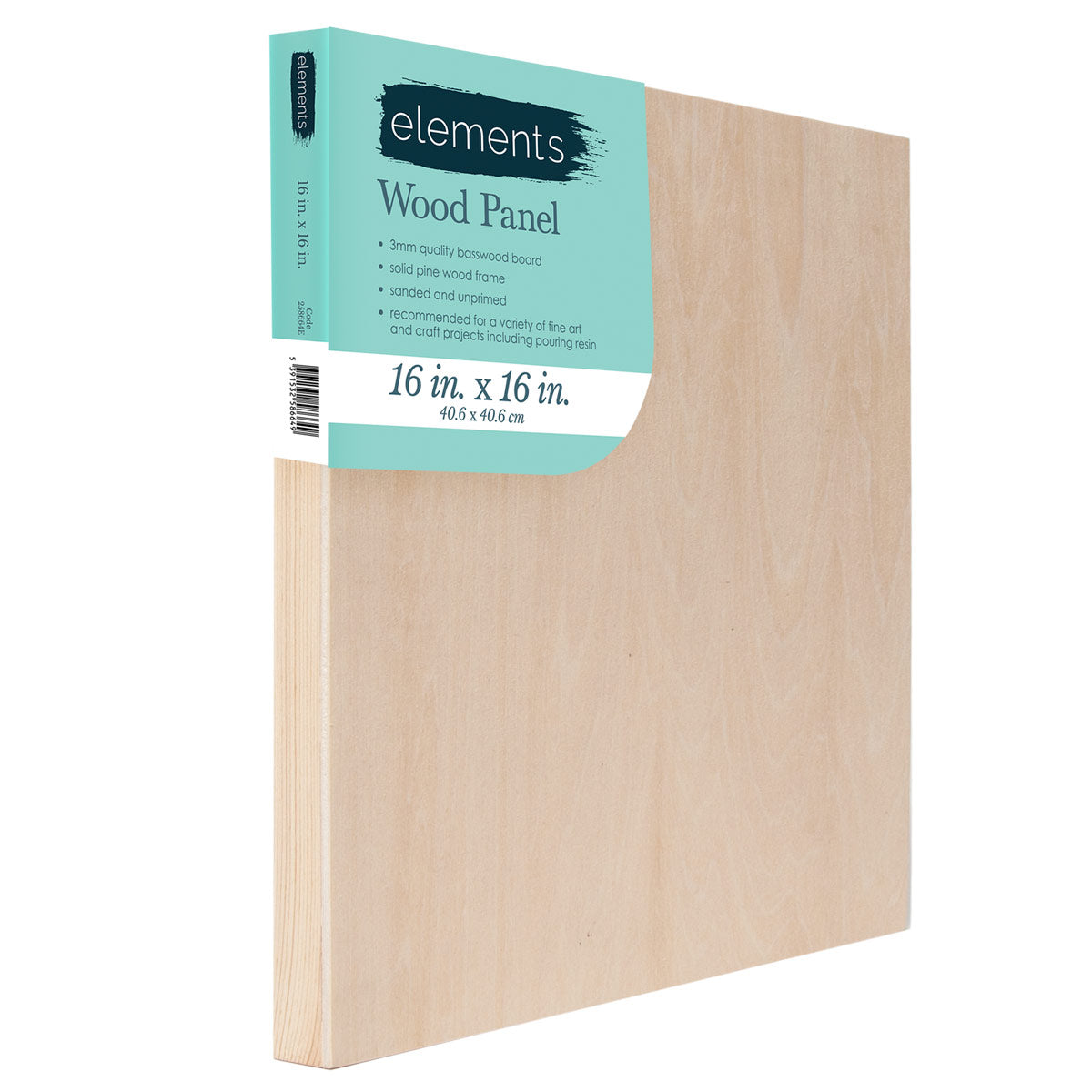 Elements Holzmalplatte - 16x16" - 40x40cm