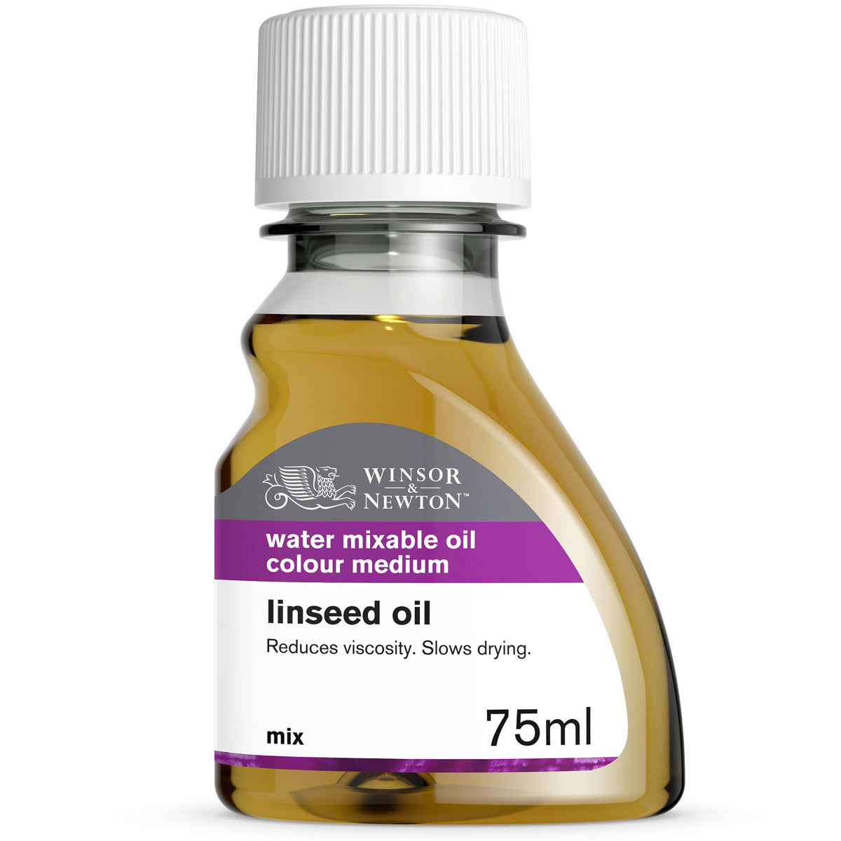 Winsor e Newton - Olio di semi di lino miscelabile con acqua - 75 ml -