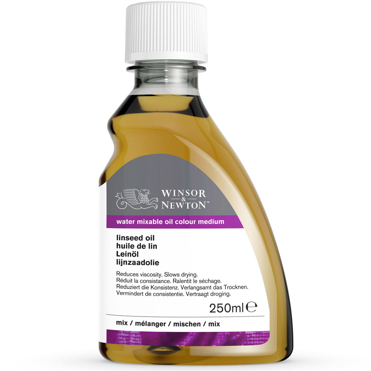 Winsor and Newton - Water Mixable Linseed Oil - 250ml