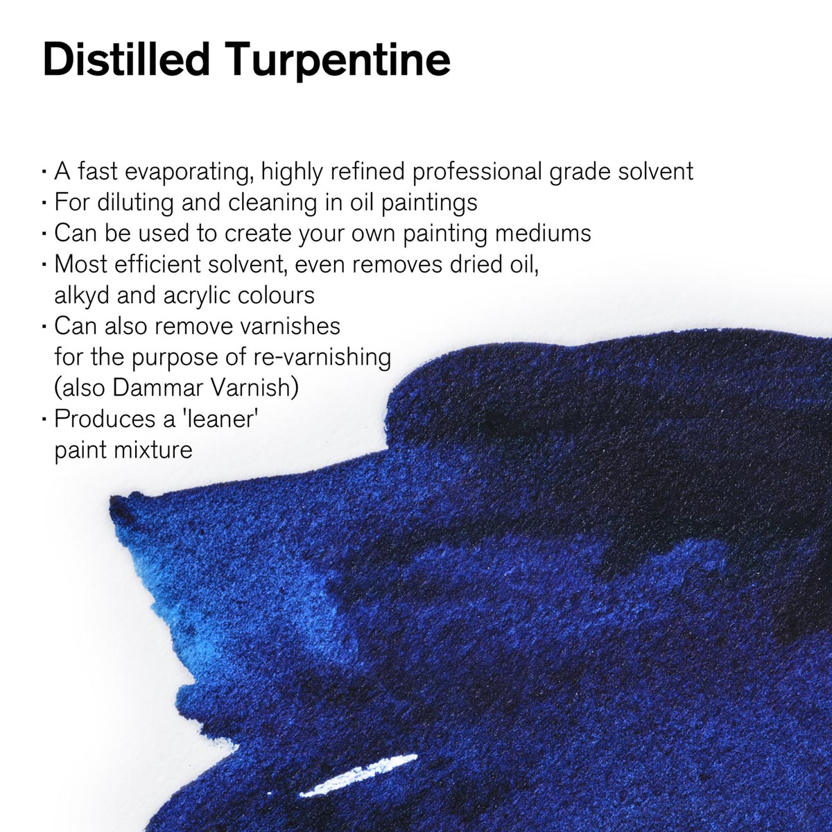 Winsor and Newton - English Distilled Turpentine - 250ml