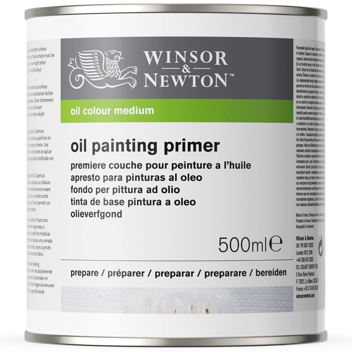 Winsor and Newton - Oil Painting Primer - 500ml