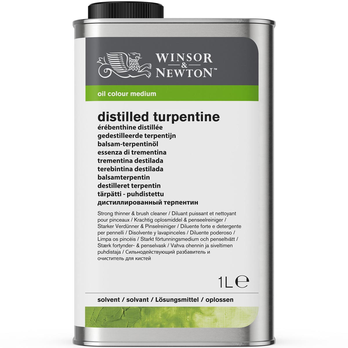 Winsor and Newton - English Distilled Turpentine - 1 Litre