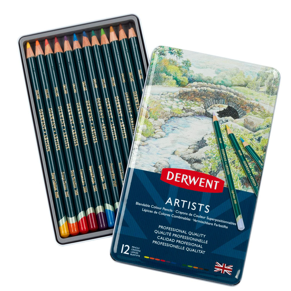 Derwent - Crayon des artistes -12 Tin