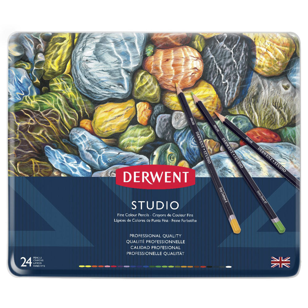 Derwent - Crayon de studio - 24 Tin