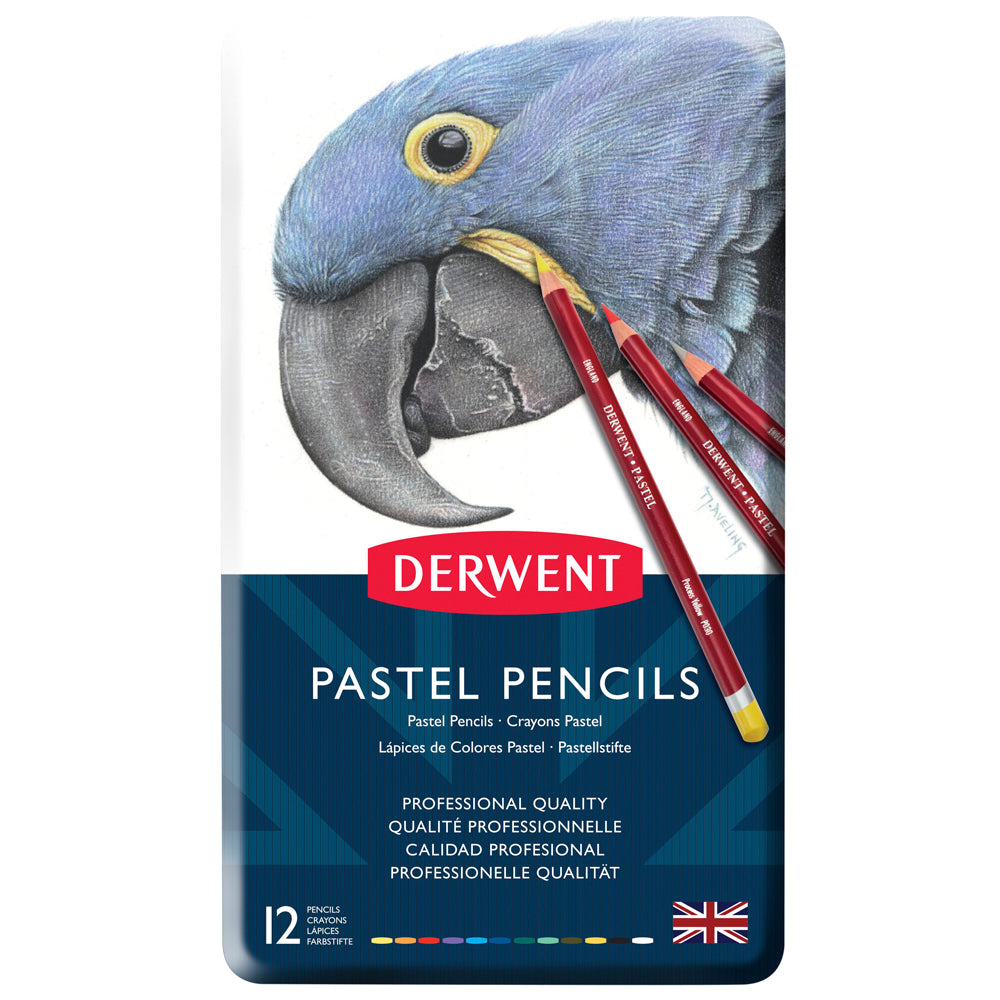 Derwent - Crayon pastel - 12 Tin