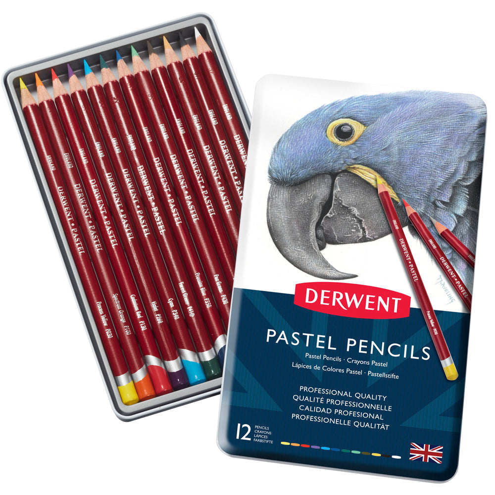 Derwent - Pastel Pencil - 12 Tin
