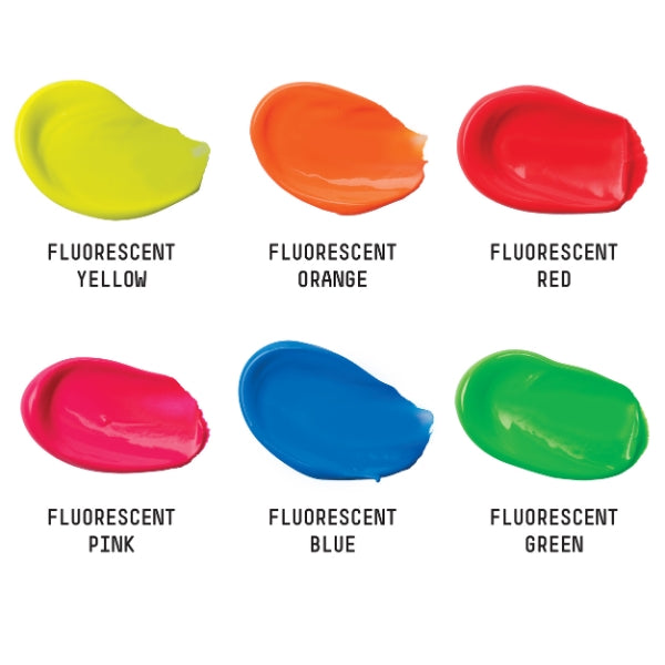 Liquitex - Basics Acrylic Paint Set 6X22ml Fluorescents