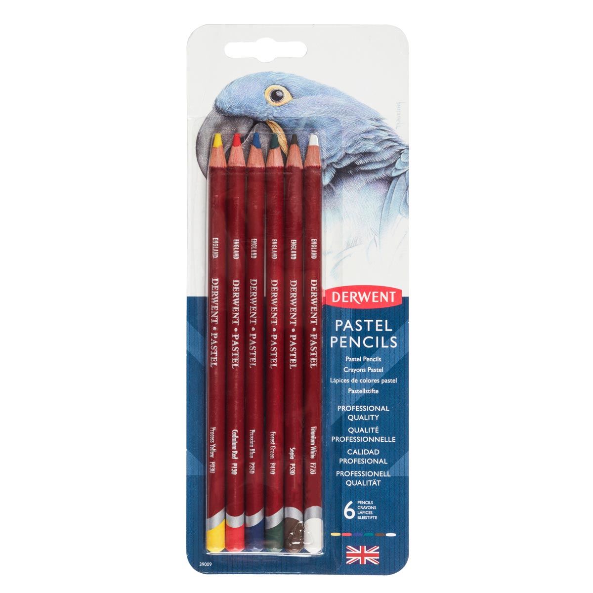 Derwent - blister 6 pack - crayon pastel