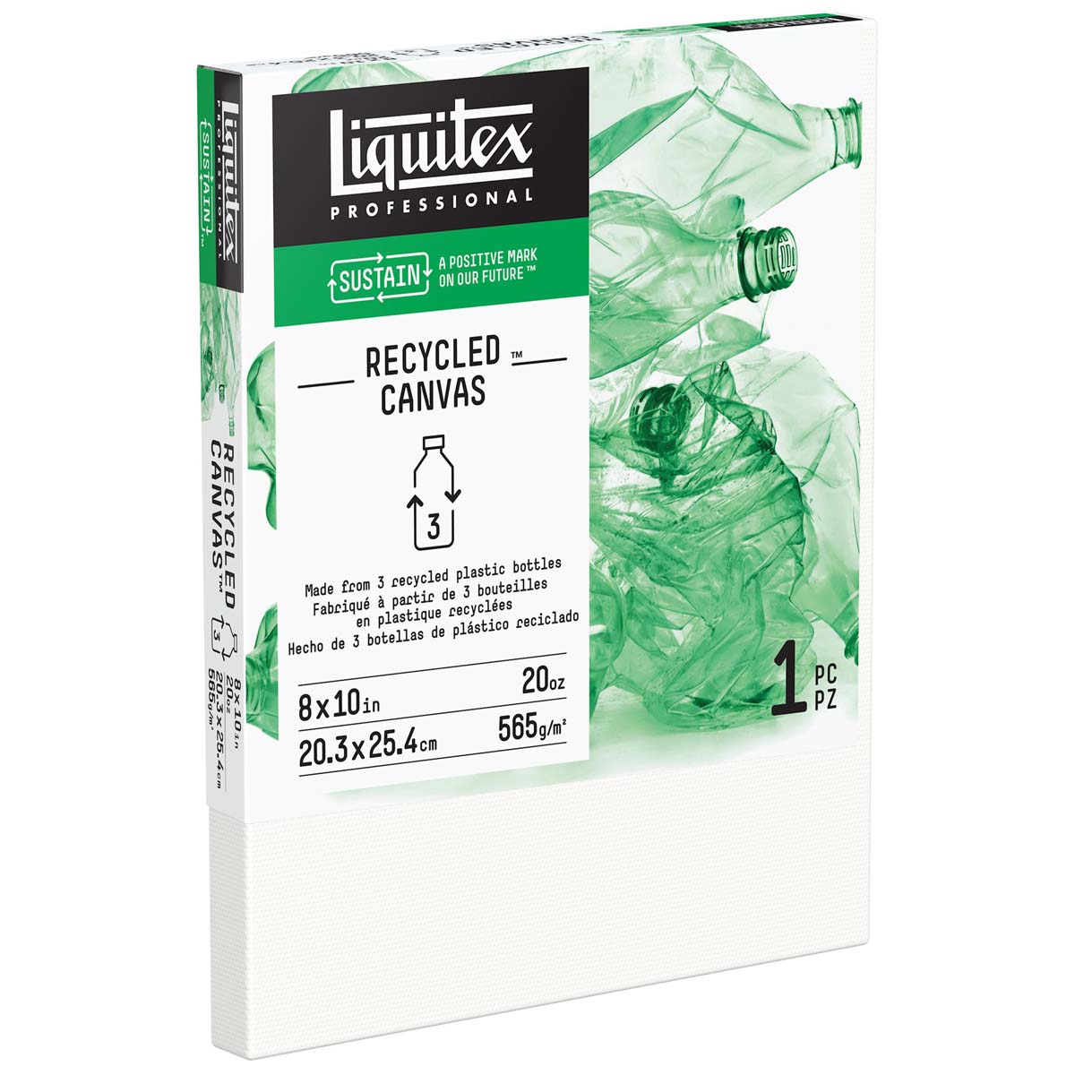 Liquitex Recycelte Leinwand - Standardkante - 8x10 Zoll - 20x25cm