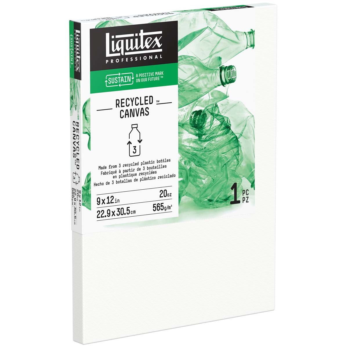 Liquitex Recycled Canvas - Standard Edge - 9x12 inches - 23x30cm