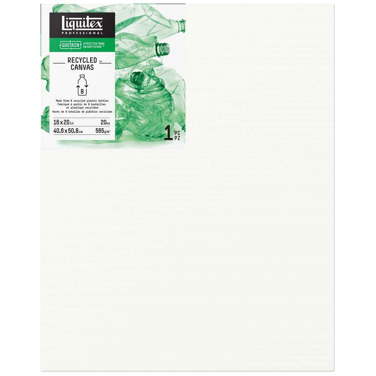 Liquitex gerecycled canvas - Standaardrand - 16x20 inch - 40x50cm