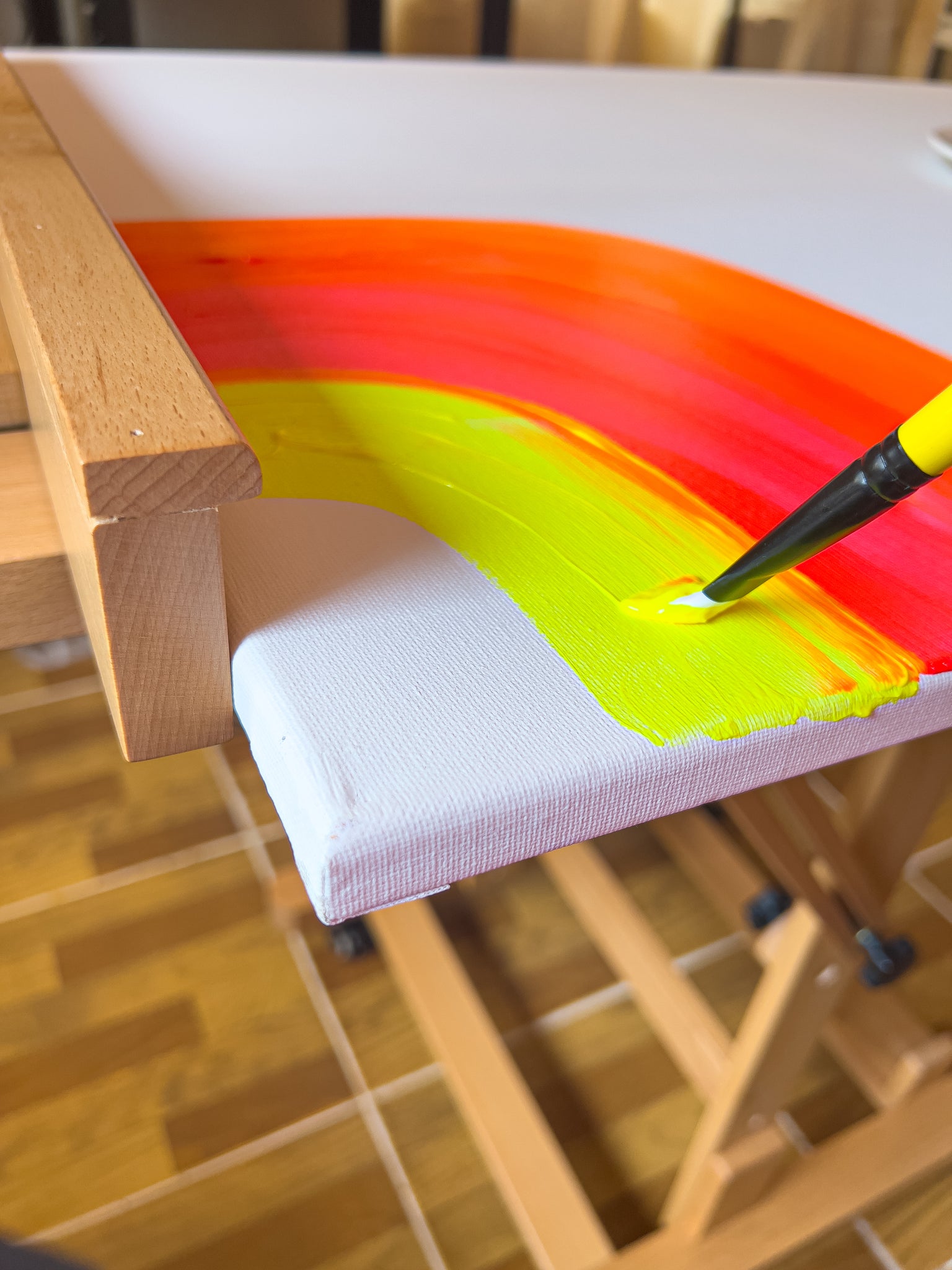 Elements 500ml Acrylic Neon Orange