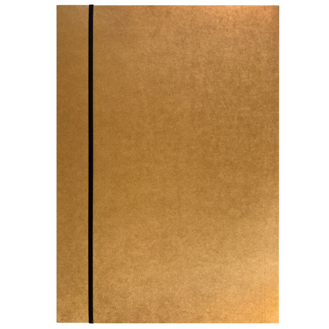 Elements Kraft Card Manila Folder with Elastic Band A2