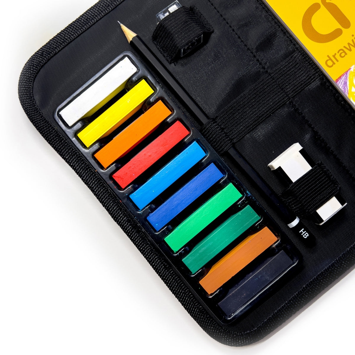 Create - Drawing & Sketching Travel Bag 25 piece Set