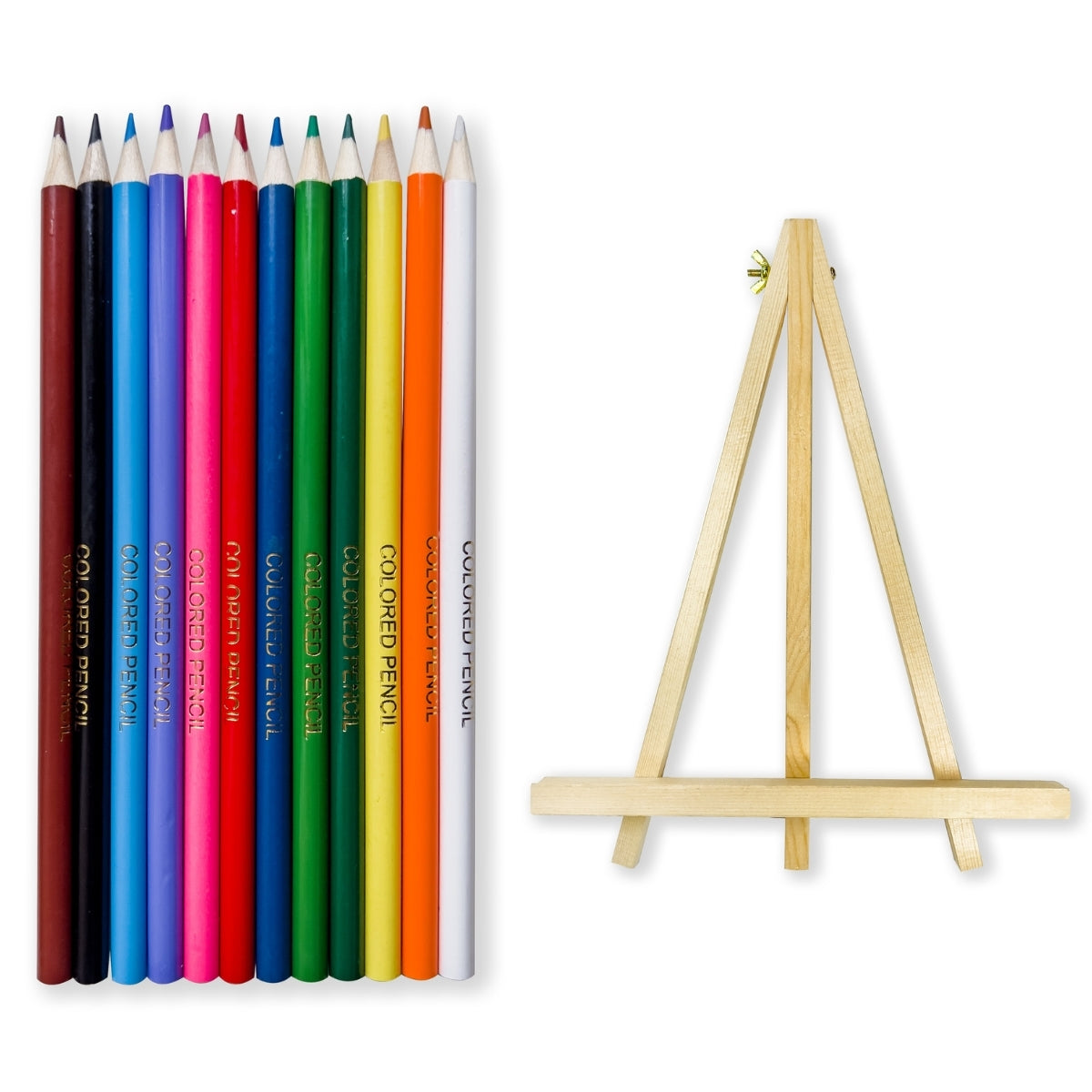 Elements - Mixed Media Travel Bag 100 piece Set with A Frame Table Easel