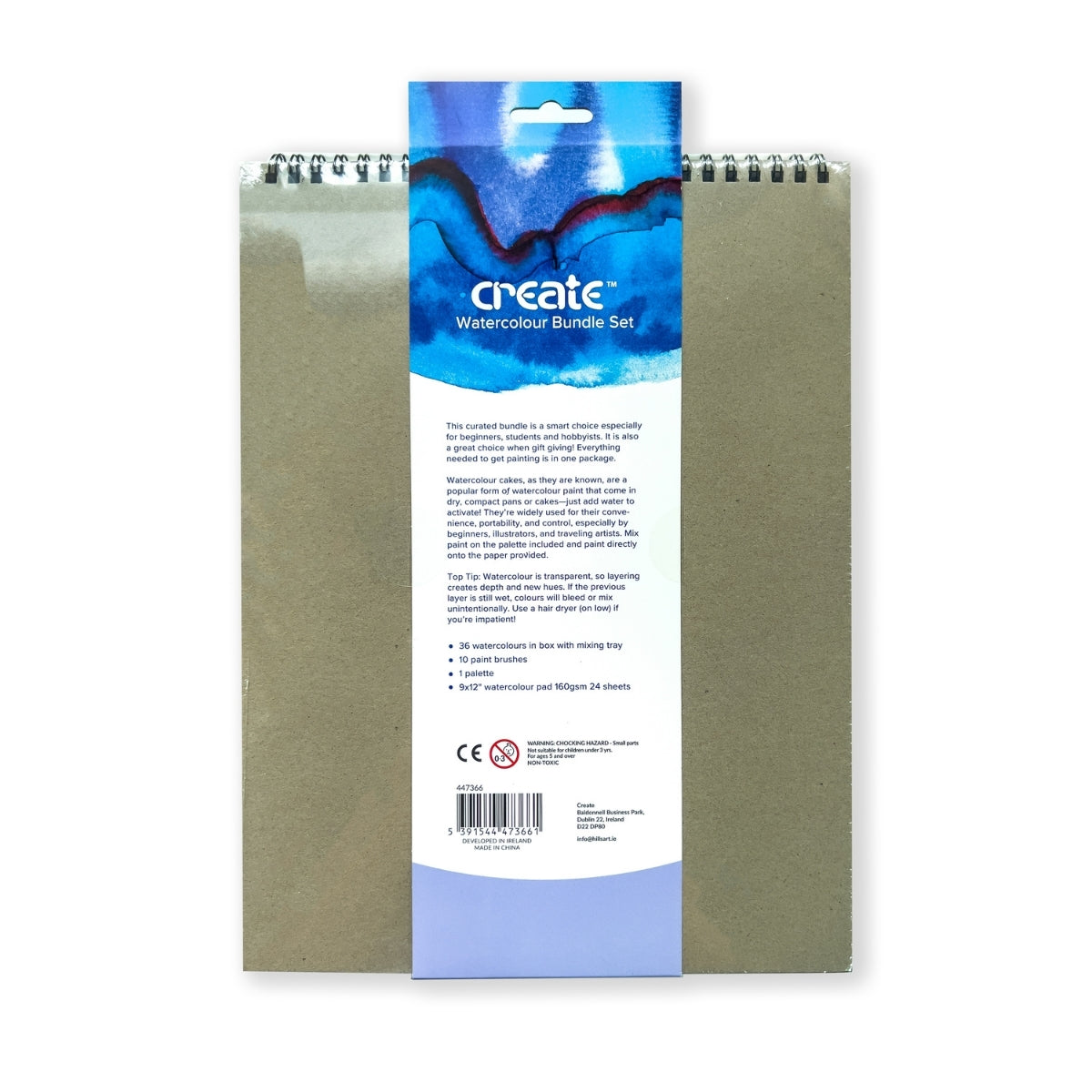 Create - Watercolour  Painting 48 piece Set