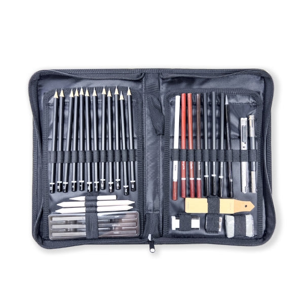 Elements - Sketching Set Zip Wallet 36 piece