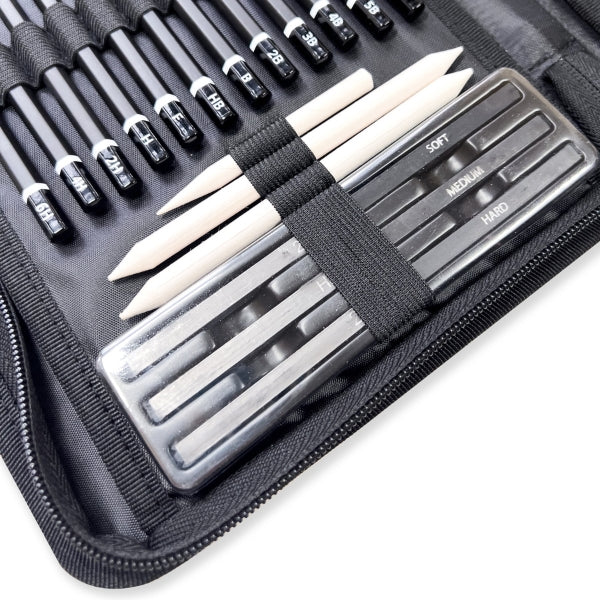 Elements - Sketching Set Zip Wallet 36 piece