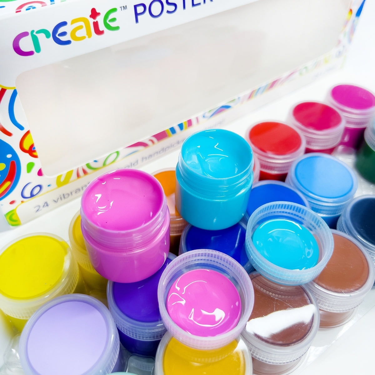 Create - Poster Paint Set - 24 x 20ml Pots