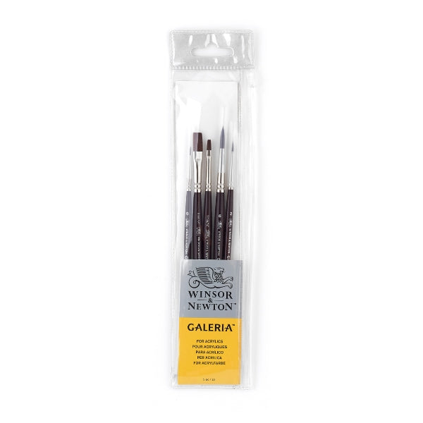 Winsor and Newton - Galeria S-H Acrylic Brush Set -  5 Pack