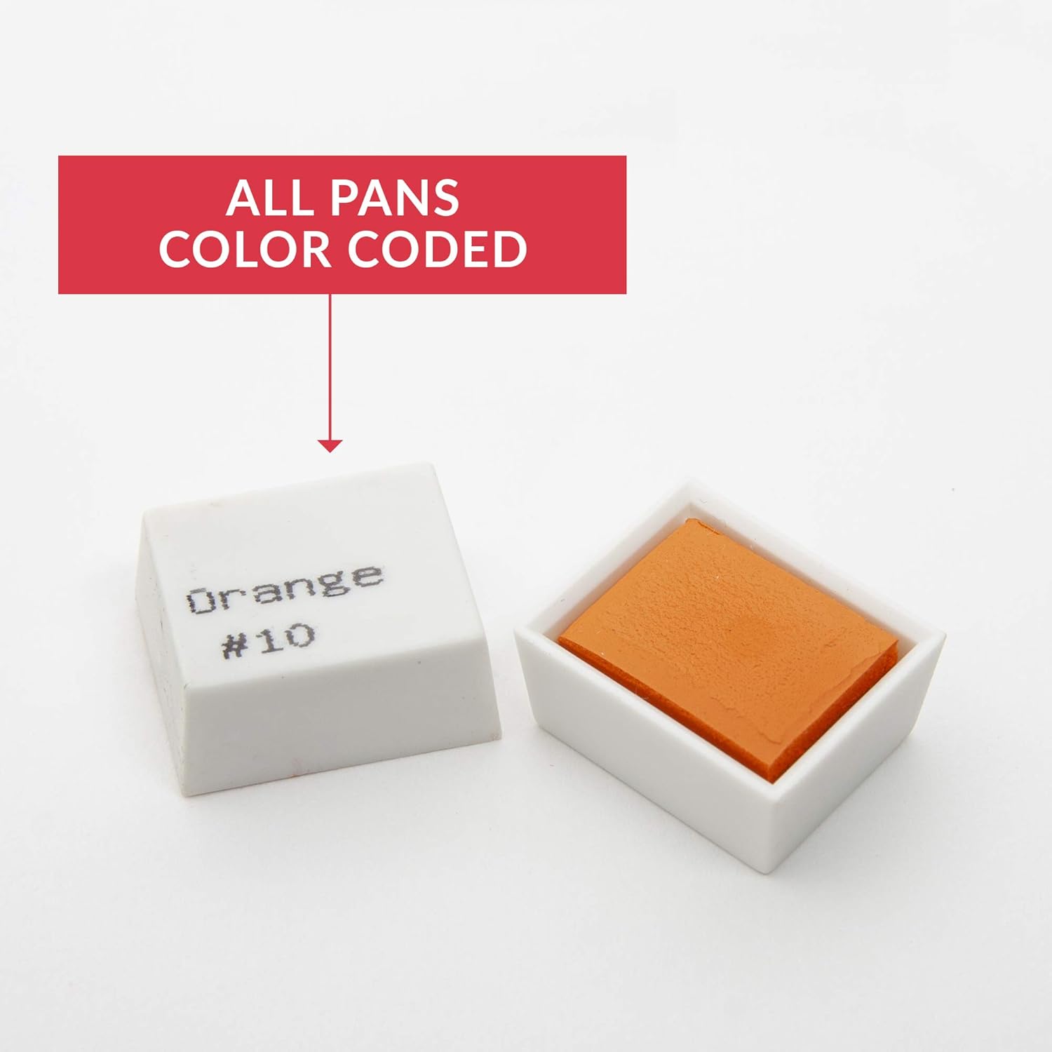 Artistik 48 Half Pan Watercolour Paint Set - Premium Assorted Vibrant Colour Paints - Compact & Lightweight Palette in Metal Carrying Case, Ideal Travel Set for Beginners, Students & Professional Artists