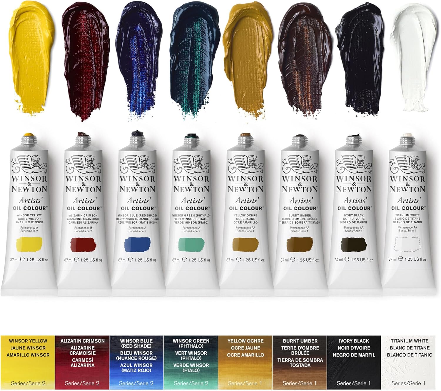 Winsor and Newton - Artists' Oil Colour - Wooden Box Studio Set