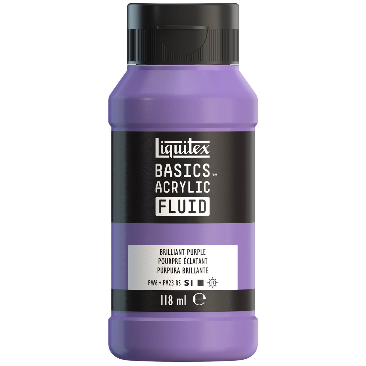 Liquitex Basics Fluid Acrylic 118ml - Brilliant Purple S1