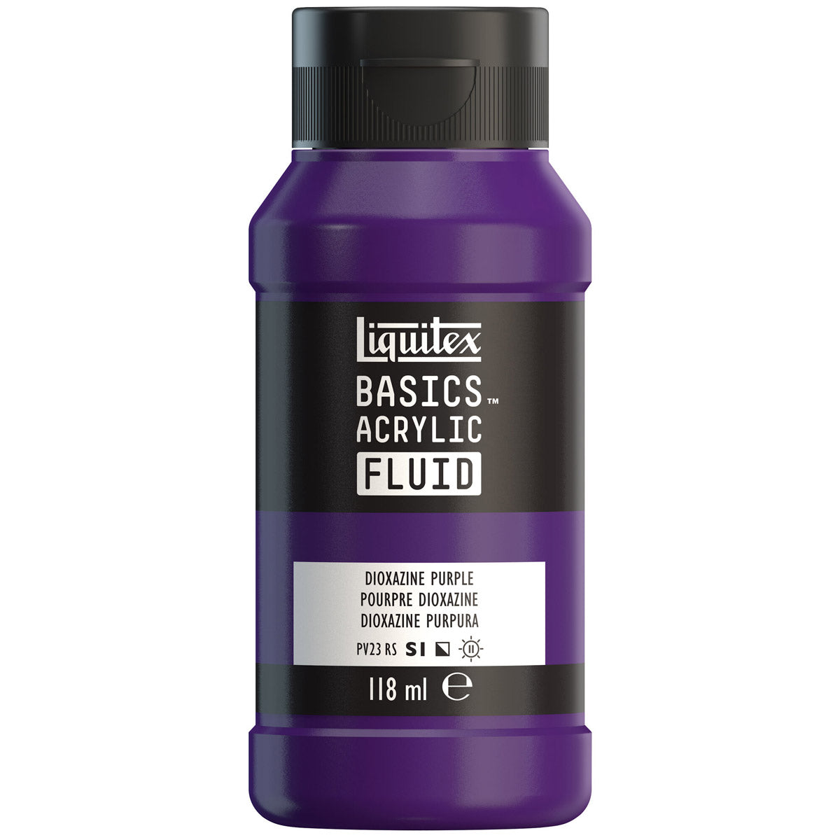 Liquitex Basics Fluid Acrylic 118ml - Dioxazine Purple S1