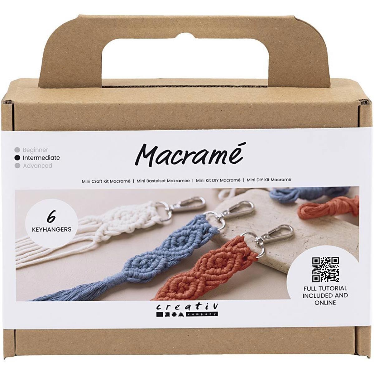 Creativ - Mini Craft Kit - Macramé - Schlüsselring - 1 Pack