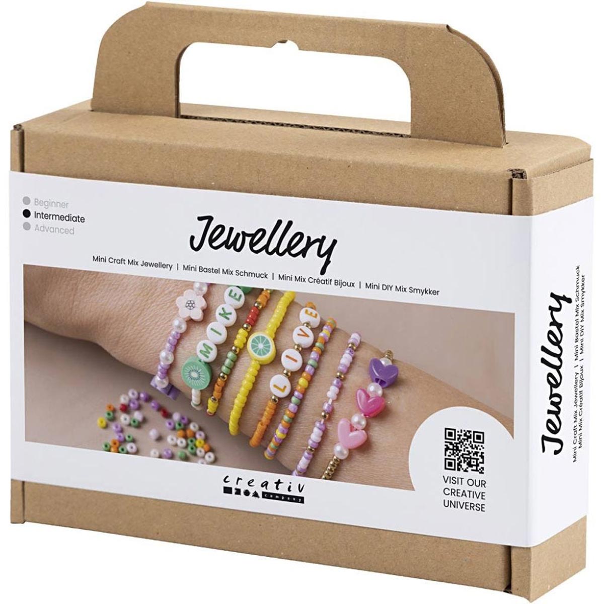Creativ - Mini Craft Kit - Jewellery - Colourful Bracelets - 1 pack