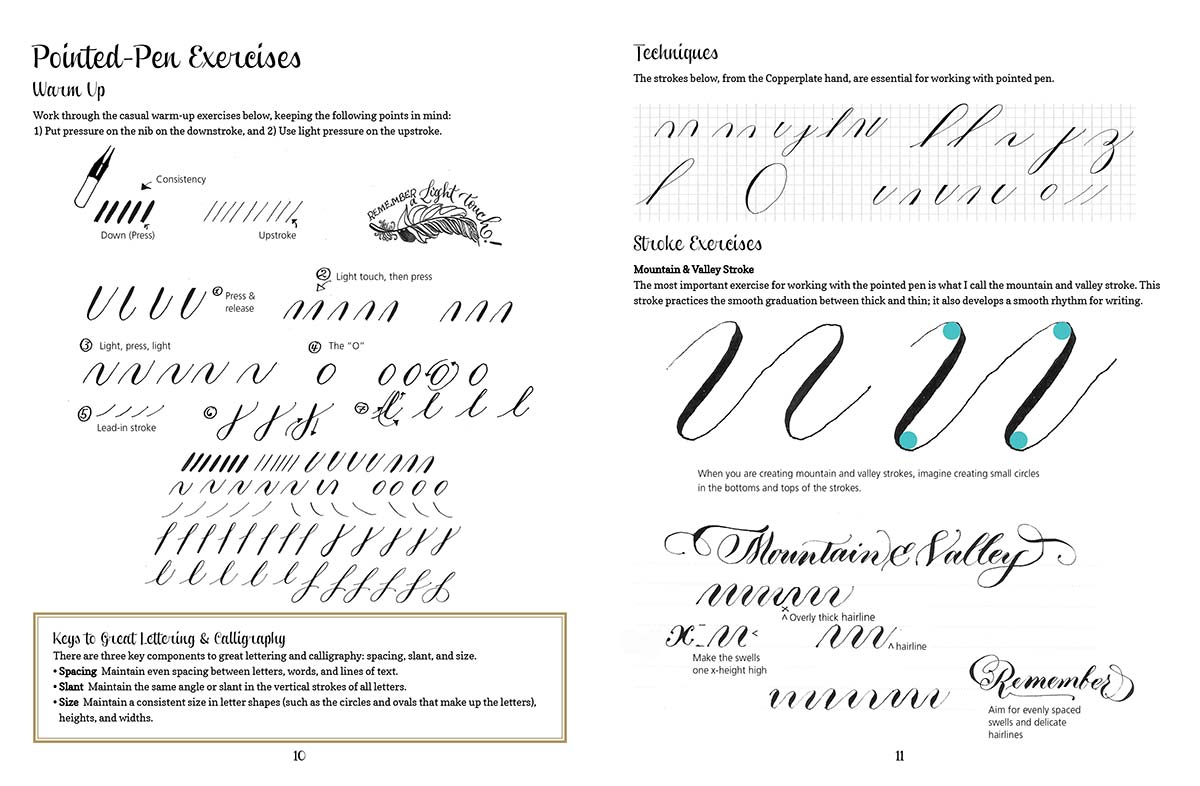 Walter Foster - Kit di lettere a mano creativa