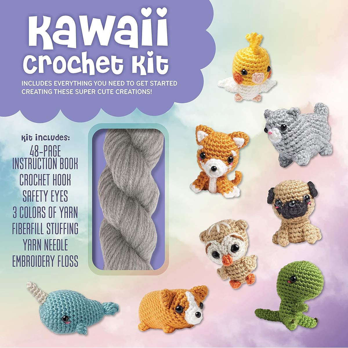 Kit de crochet kawaii