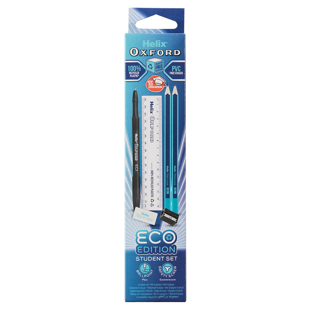 Helix - Cyber Eco Student Pencil Set - Blue