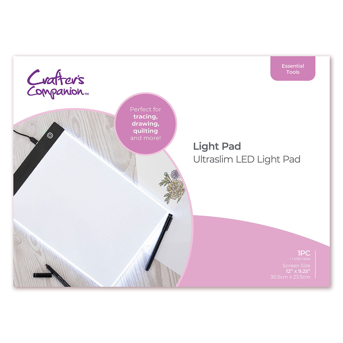 Crafter's Companion - LED Tracer Light Pad/Light Box