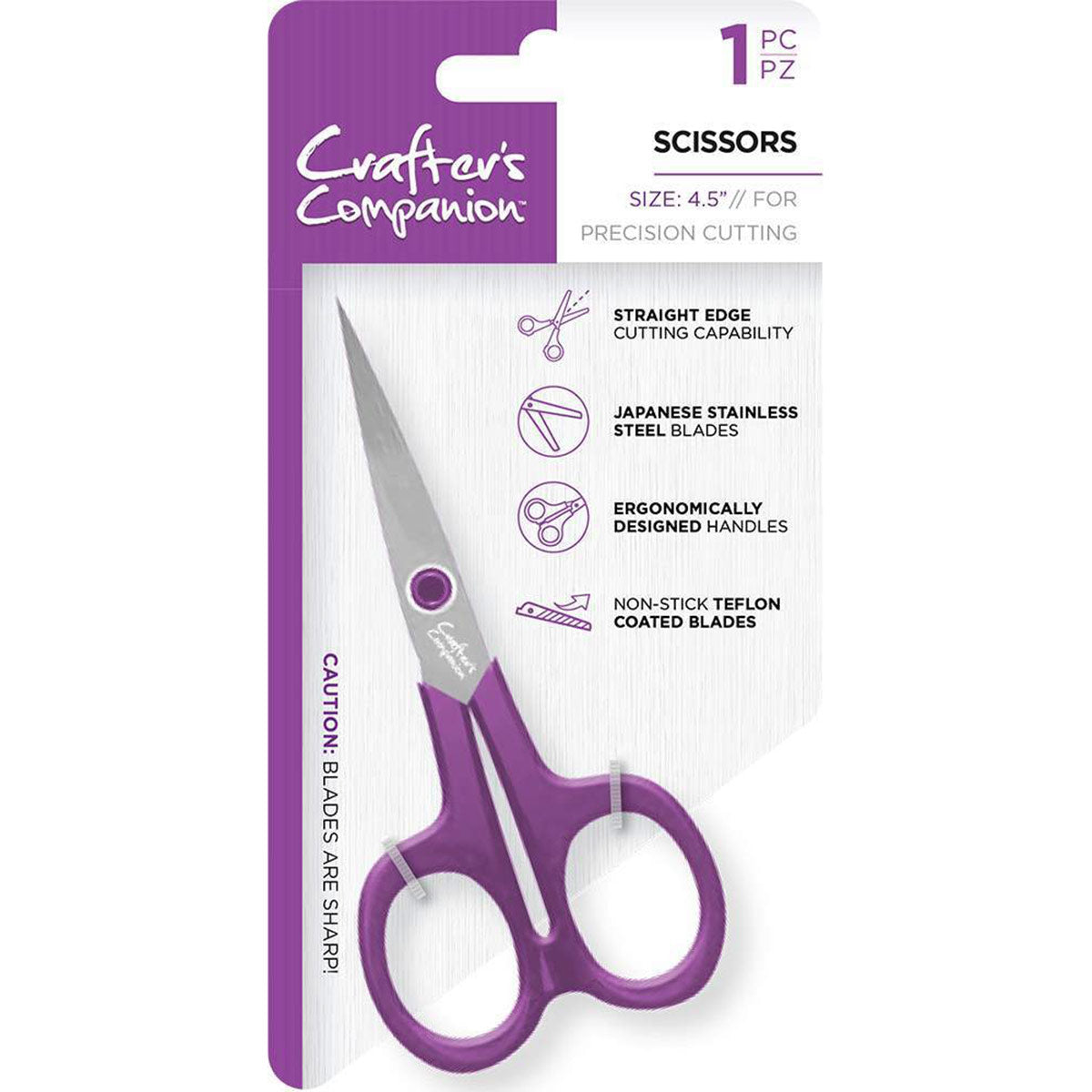 Crafter's Companion Scissors - Snip di precisione da 4,5 "