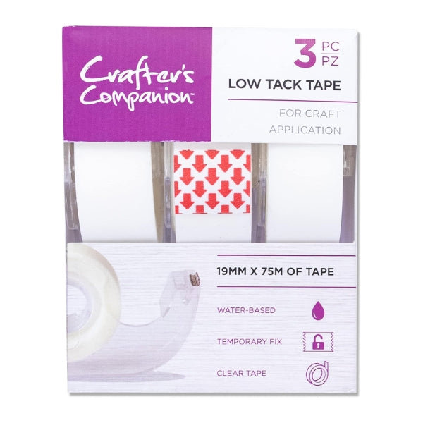 Crafter's Companion - Low Tack Adhesive Tape (3PC)