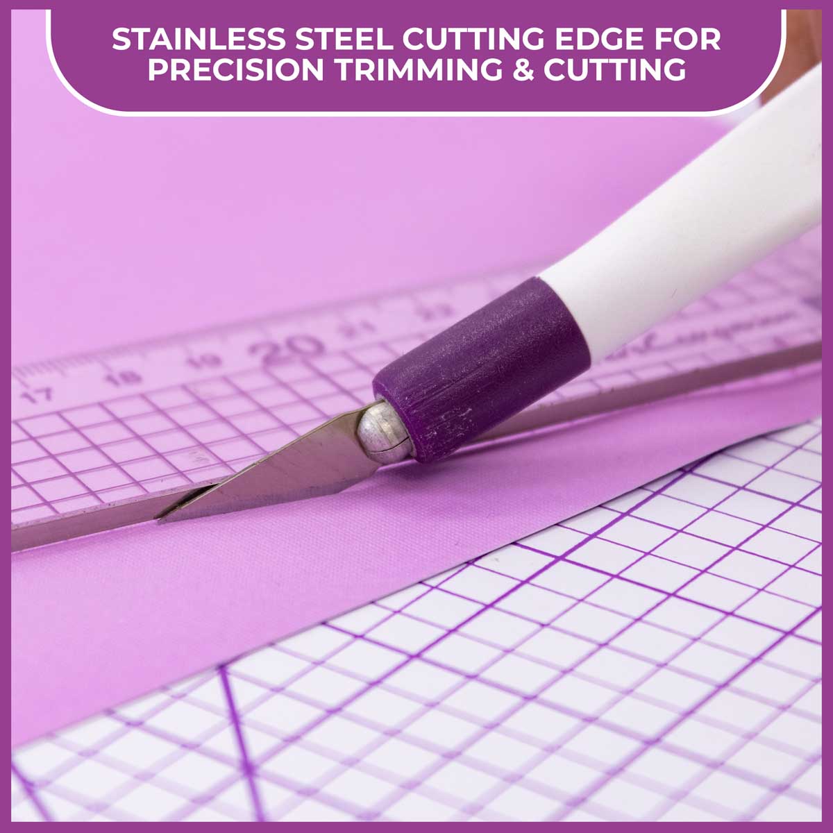 Crafter's Companion - Metal Edge Acrylic Ruler (30cm)