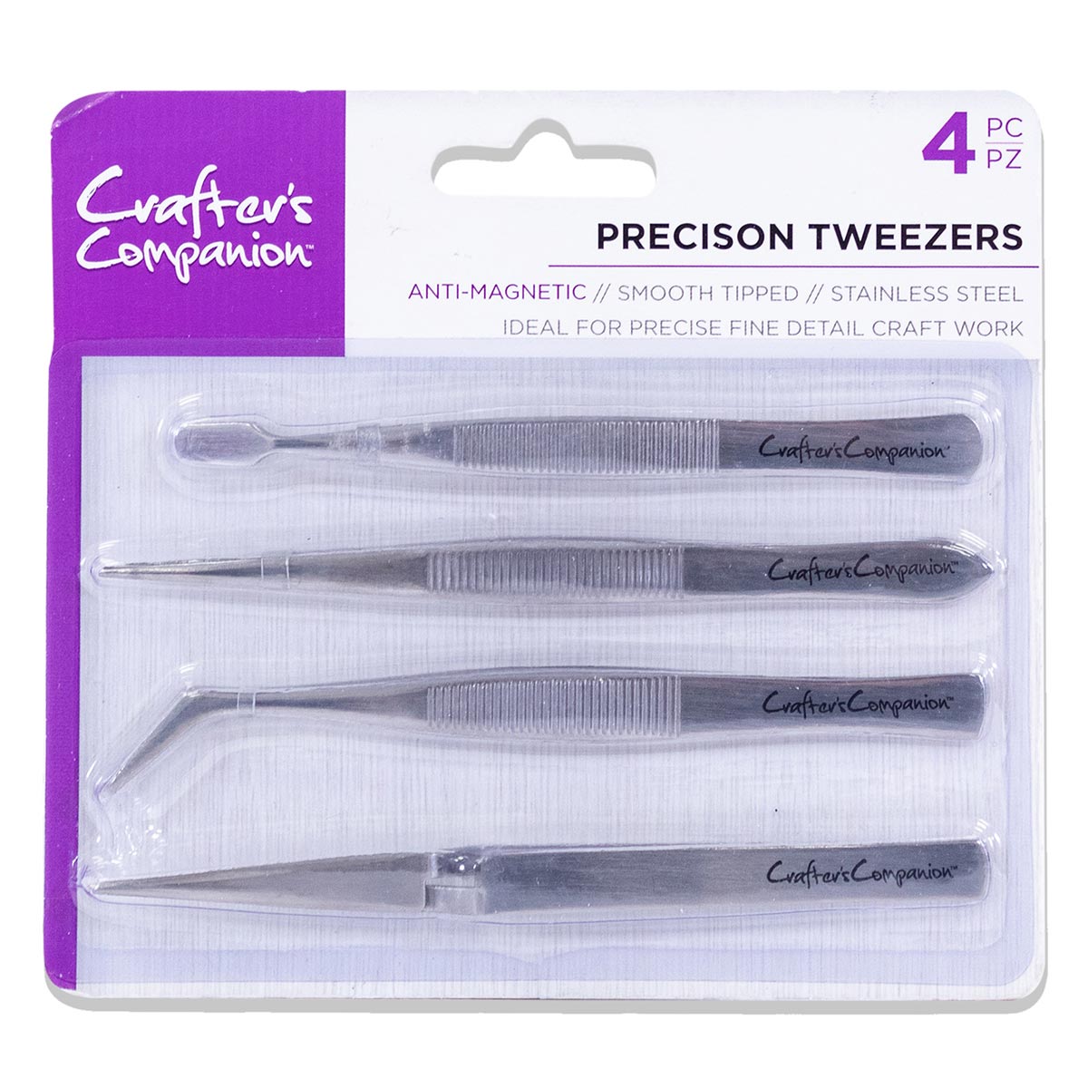 Crafter's Companion - Precision Tweezers (4 piece)