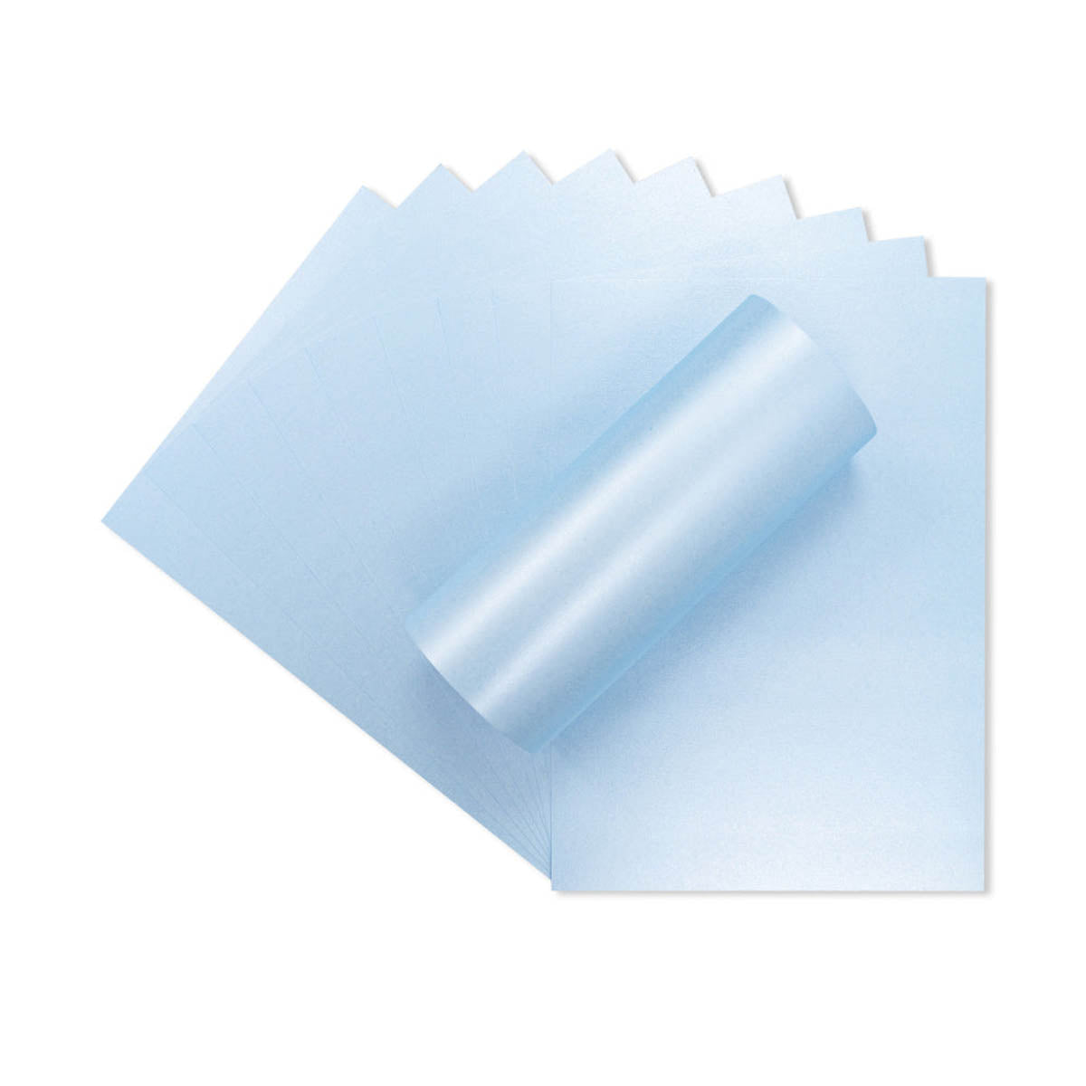 Crafter's Companion - Centura Pearl Effect - A4 Card 300gsm 10 Sheets - Baby Blue