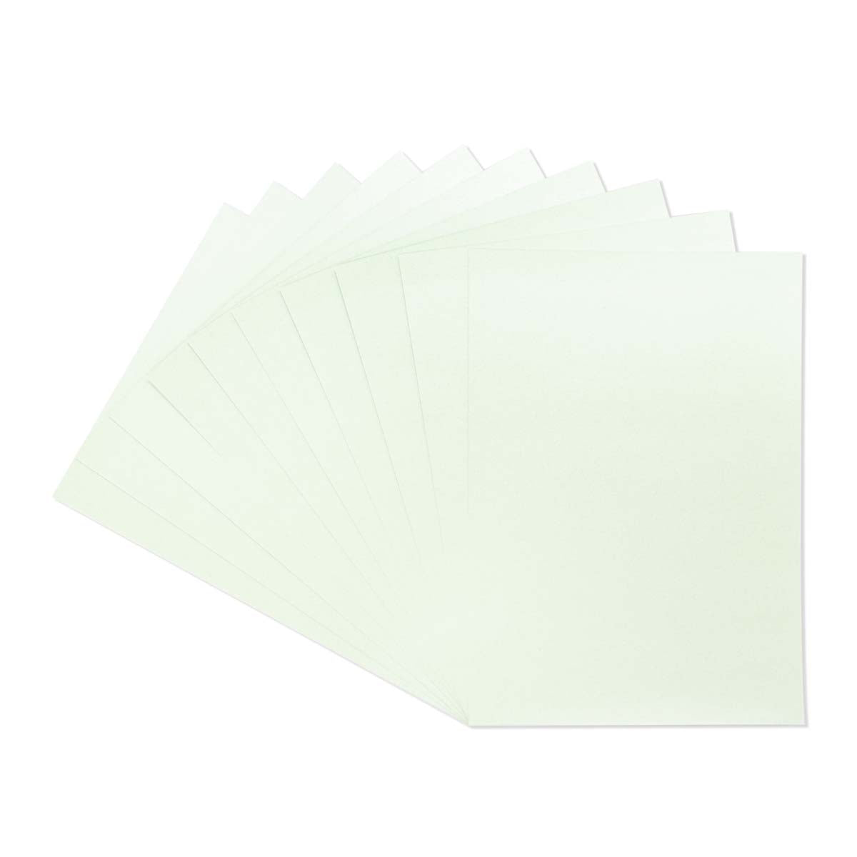 Crafter's Companion - Centura Pearl Effect - A4 Card 300gsm 10 Sheets - Mint