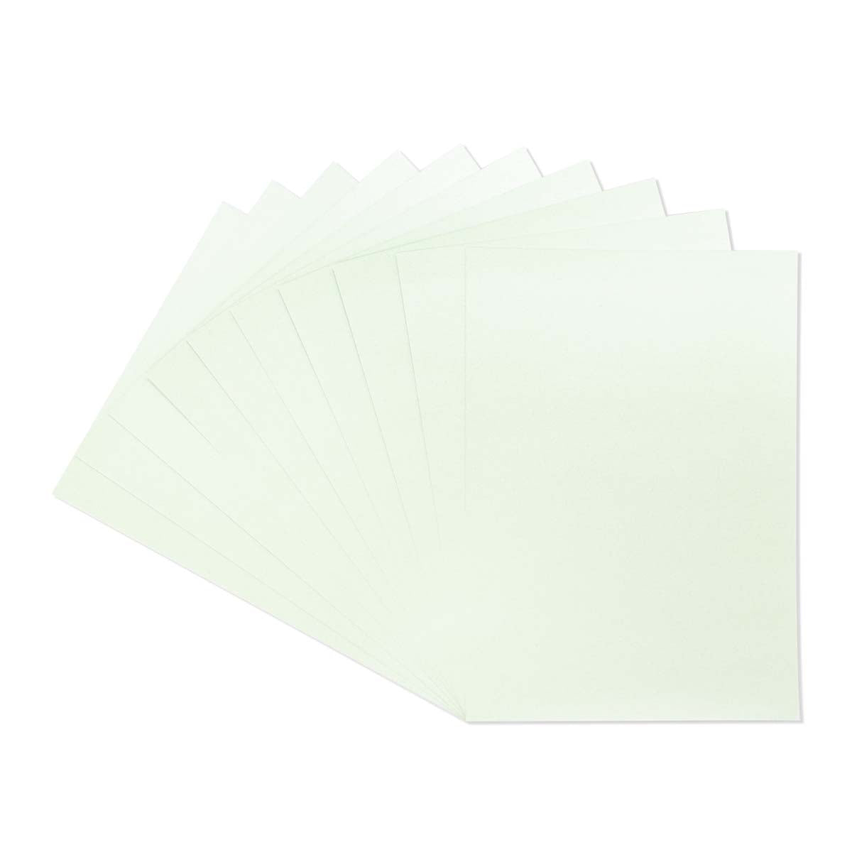 Crafter's Companion - Centura Pearl Effect - A4 Card 300GSM 10 Sheets - Mint