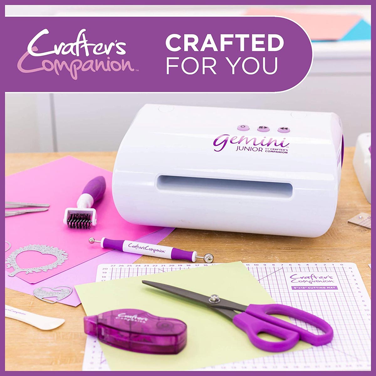 Crafter's Companion - A4 Glitter Card - 250gsm 10 Sheets - Ivory